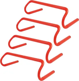 6 inch Agility Speed Hurdles - 4 Pack Detachable Agility Training Hurdles - Speed and Agility Training Equipment for Soccer Basketball Football Hurdle Training