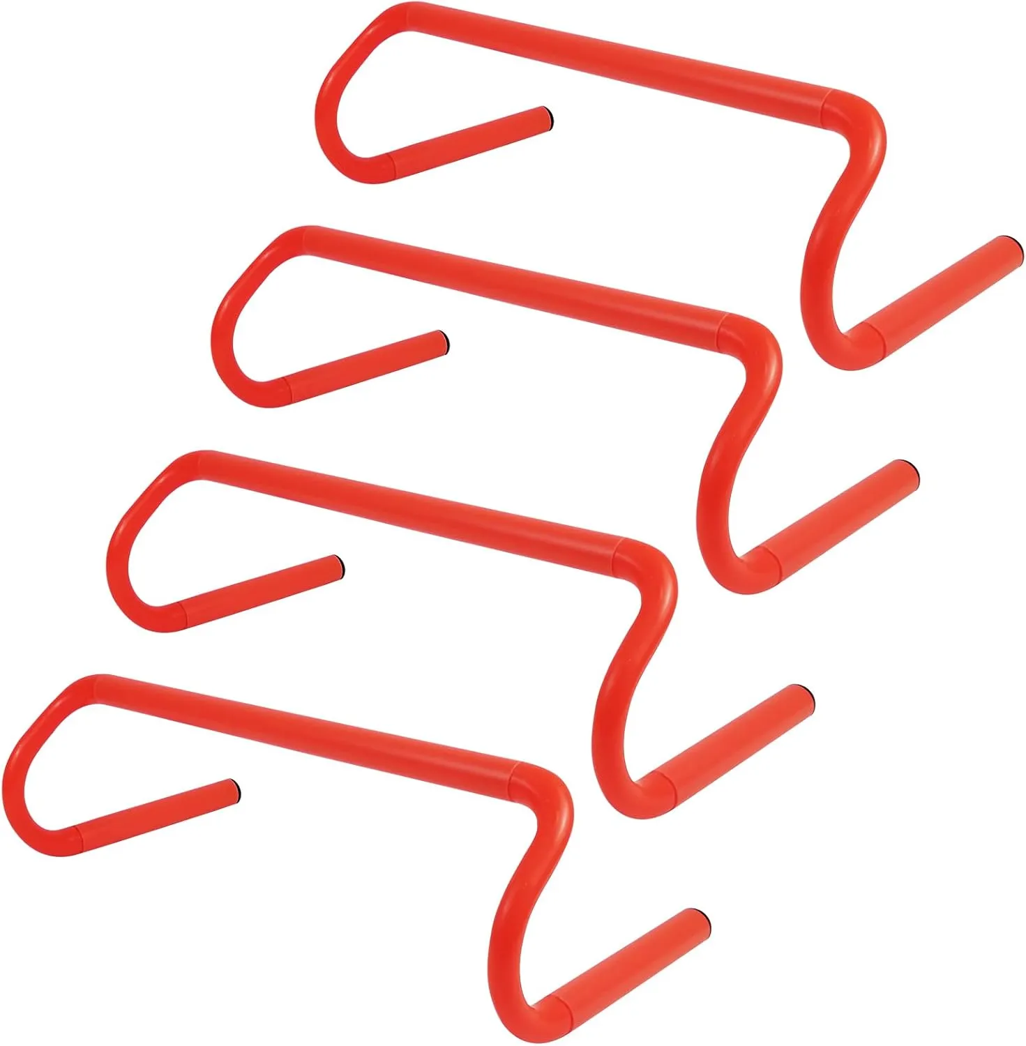 6 inch Agility Speed Hurdles - 4 Pack Detachable Agility Training Hurdles - Speed and Agility Training Equipment for Soccer Basketball Football Hurdle Training