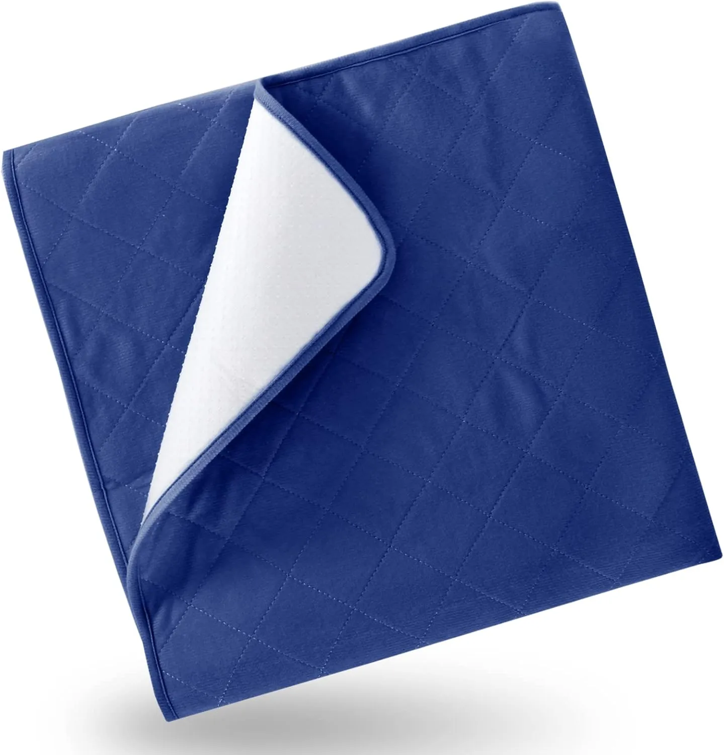 Bed Pads for Incontinence Washable Large (34"  52"), Reusable Waterproof Bed Underpads Chuck Pads with Non-Slip Back for Elderly, Kids, Women or Pets, Navy