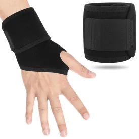 Carpal Tunnel Wrist Brace, Wrist Brace Night Support for Fitness,Weightlifting, Wear Anywhere&Adjustable, For Women Men - Right & Left Hands (Black)