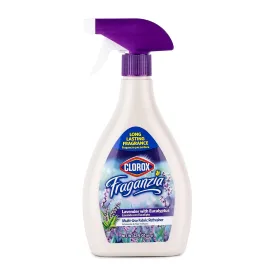 Clorox Fraganzia Refresher Spray 22oz Lavender w/Eucalyptus | Multi-Use Fabric Refresher Spray in Lavender   Eucalyptus Scent | Fabric Spray, Room Freshening Spray