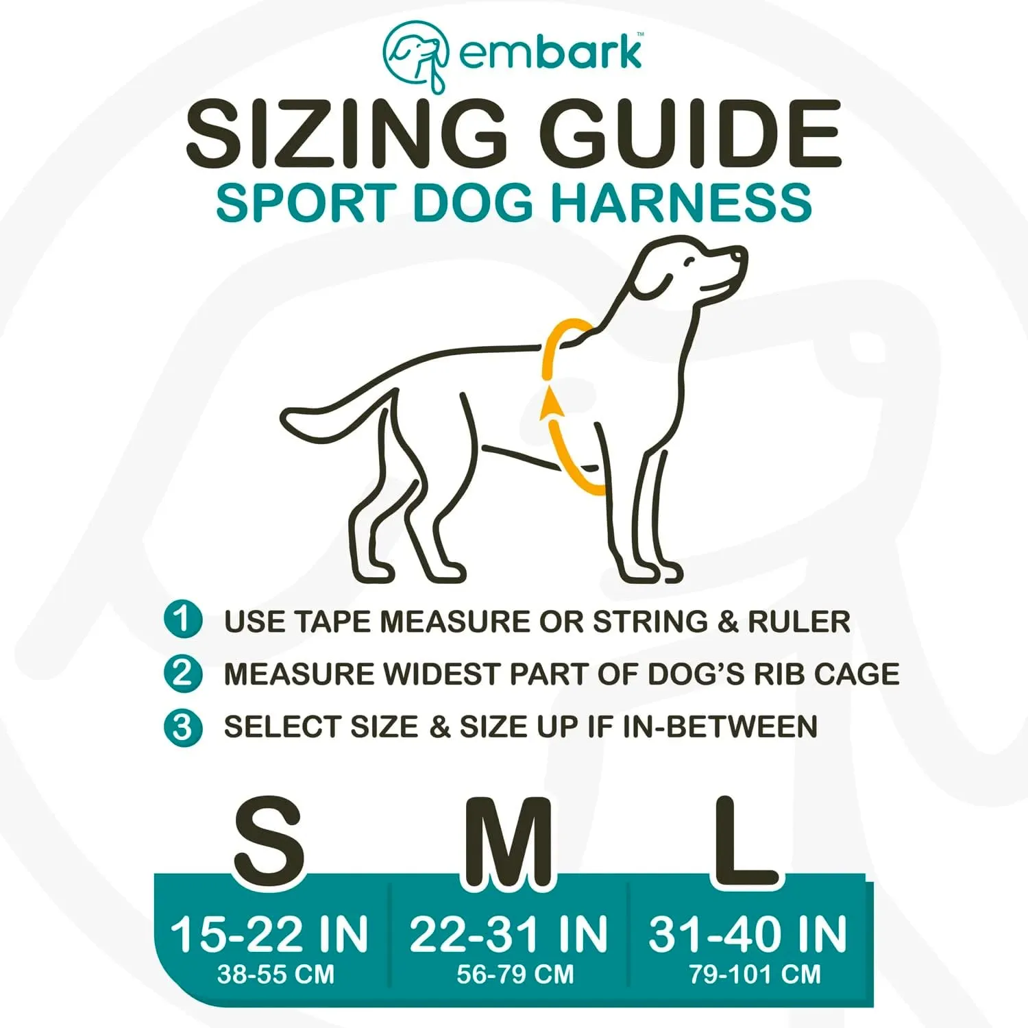 Embark Sports Dog Harness, Dog Harness for Large Dogs No Pull with Light and Breathable Design - Easy On and Off, No Pull Training, Size Adjustable, Non Choke with Handle for Control. Teal Vest
