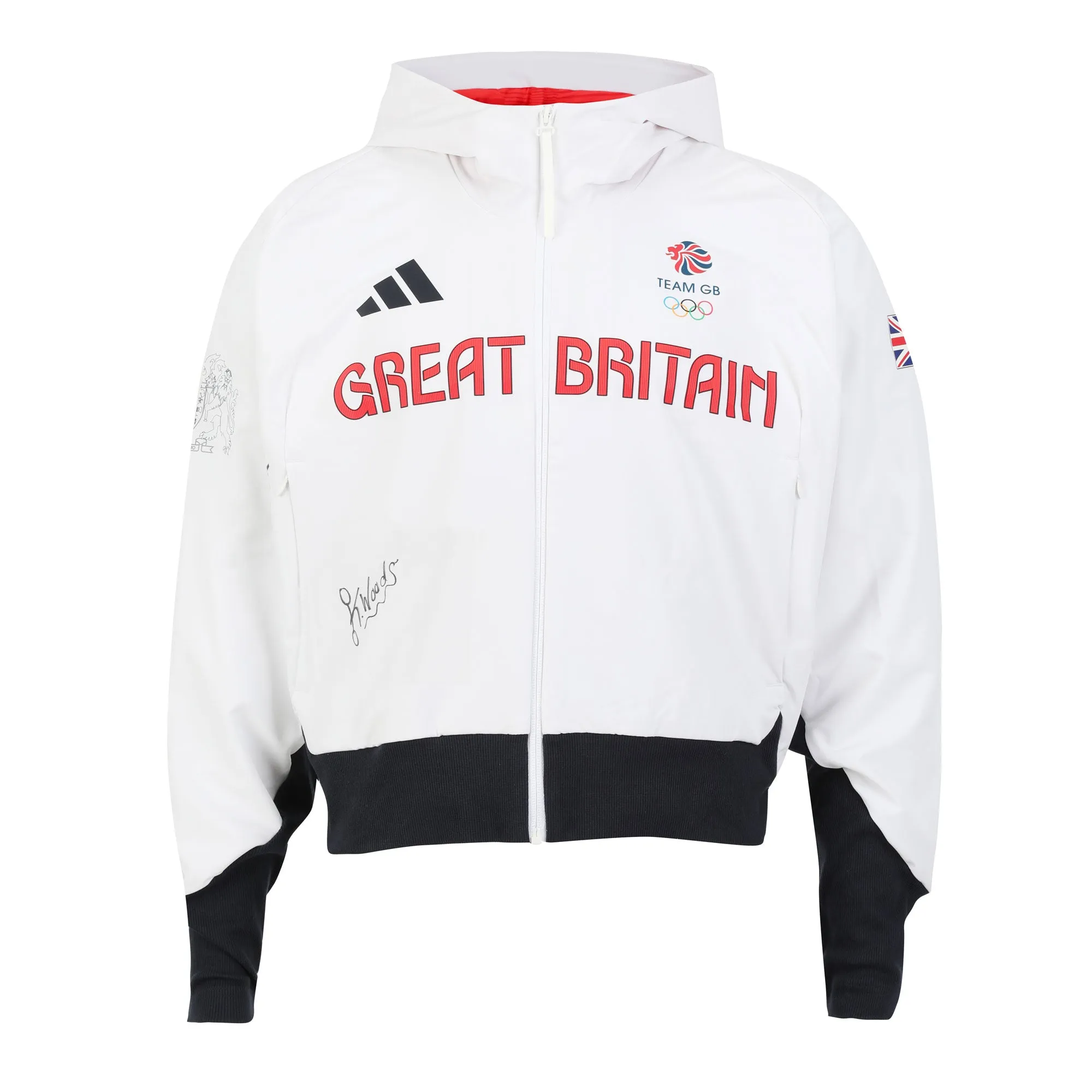 Kimberly Woods Signed Team GB 2024 Paris Olympics Podium Jacket - Canoe Slalom