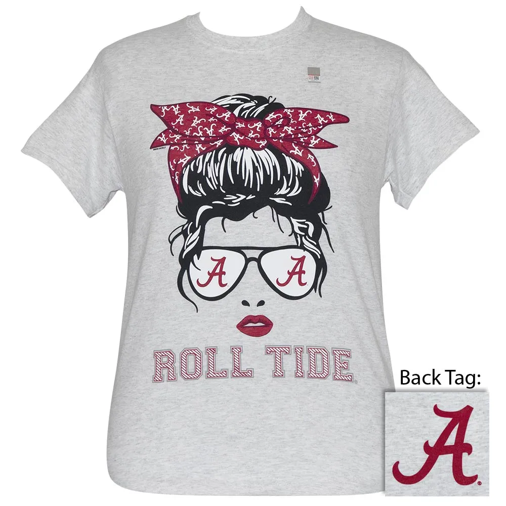 Messy Bun Alabama - Sports Grey SS-096