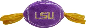 Pets First NCAA LSU TIGERS Catnip Toy in Football Shape with Team Logo in Vibrant Team Color
