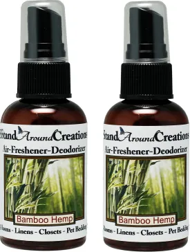 Set of 2 - Concentrated Spray For Room/Linen/Room Deodorizer/Air Freshener - 2 fl oz - Scent - Bamboo Hemp