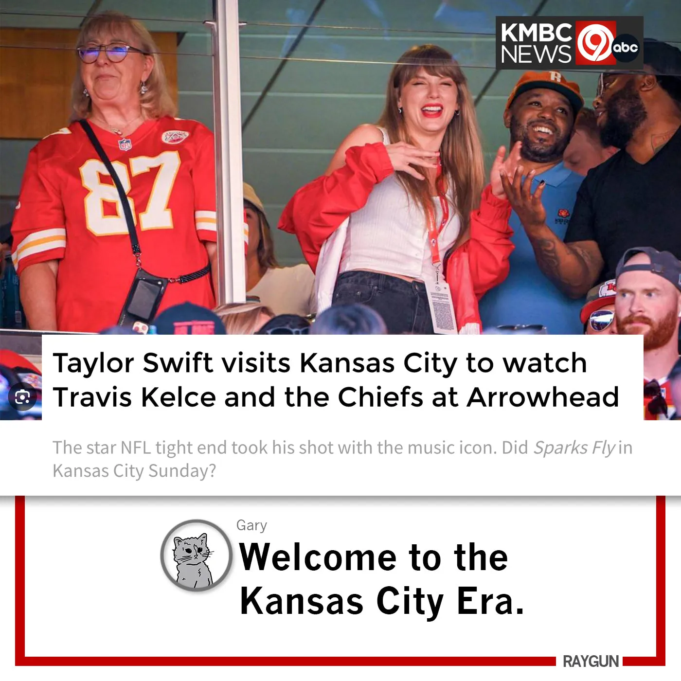 Taylor Swift Loves Kansas City