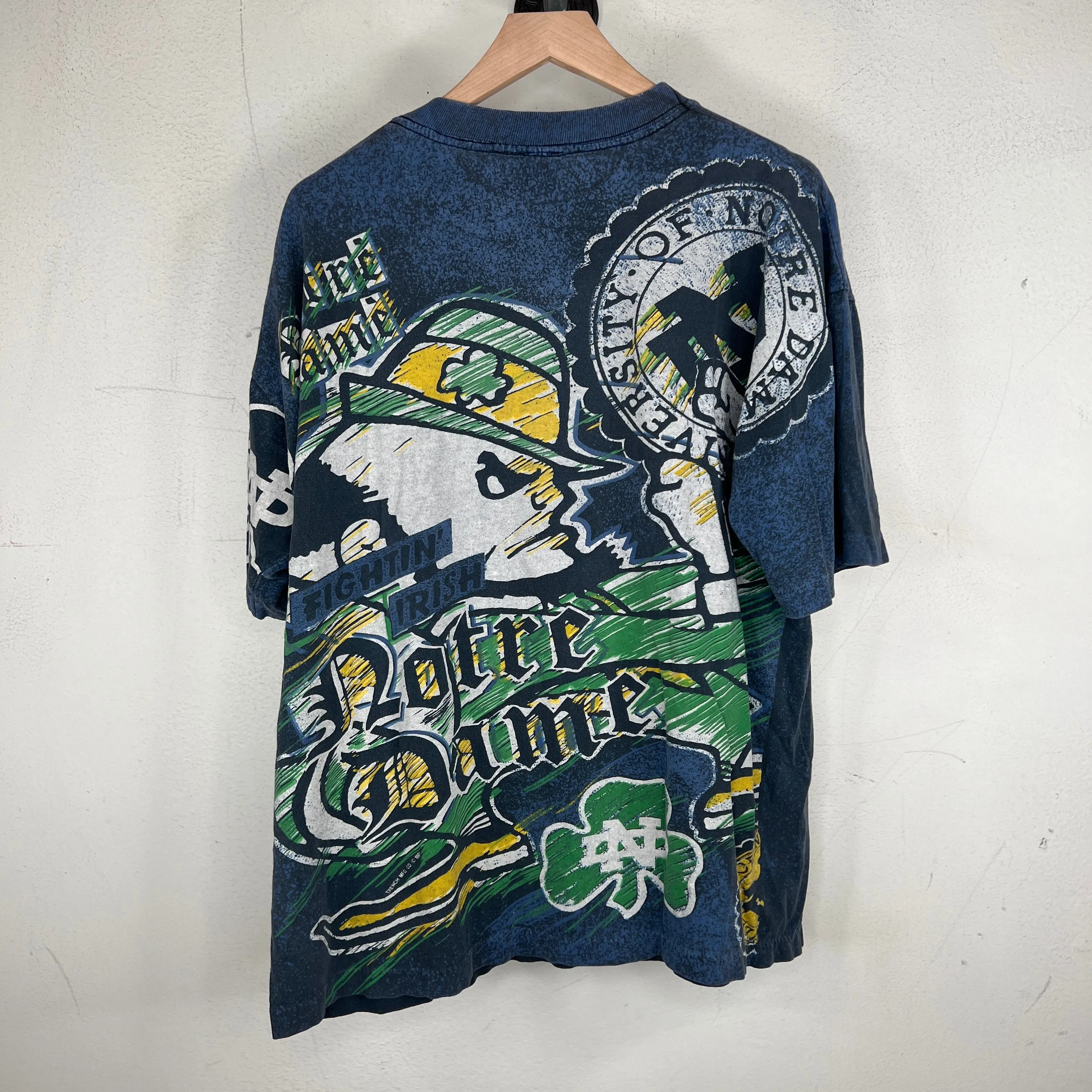 Vintage Notre Dame AOP T-Shirt