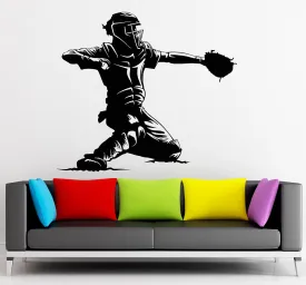 Wall Sticker Vinyl Decal Baseball Player Sports Man Fan Decor (ig2232)