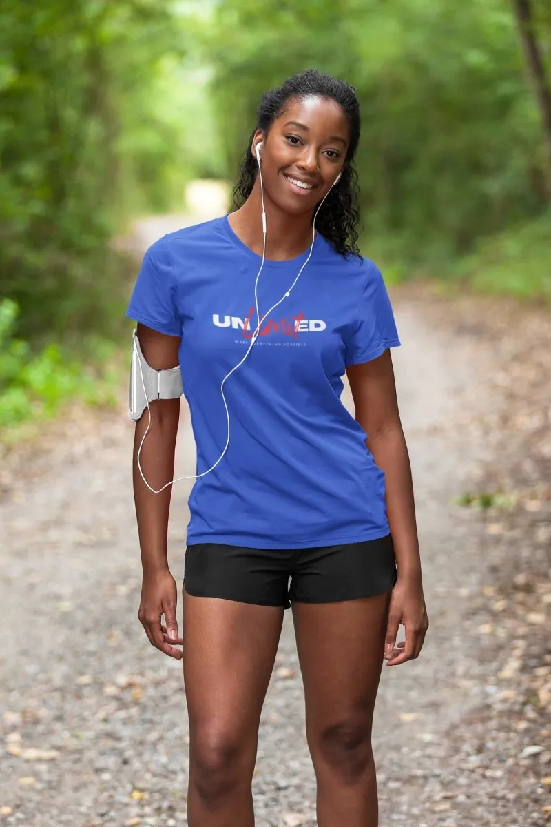 Womens Designer T-Shirts 'Unlimited' Design